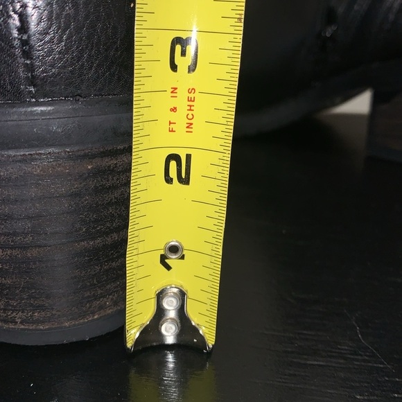 Clarks Leather and Suede Stacked Heel Boots.  Size 10. - Picture 13 of 13